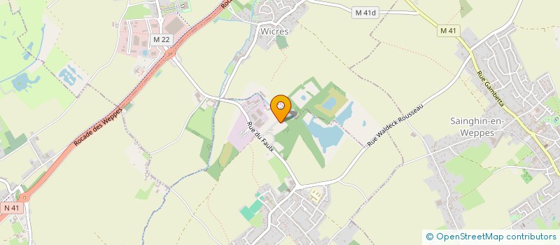 localisation de l'entreprise SCI DE VASSIVIERE  MARQUILLIES