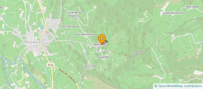 localisation de l'entreprise SCI DE VAUBELLE  GIGONDAS