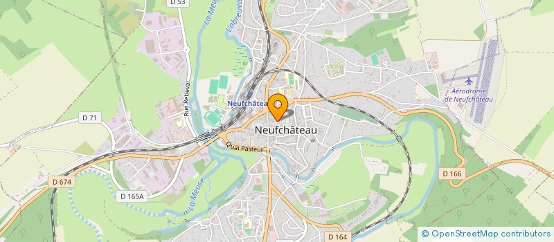 localisation de l'entreprise SCI DE VAUDEMONT  NEUFCHATEAU