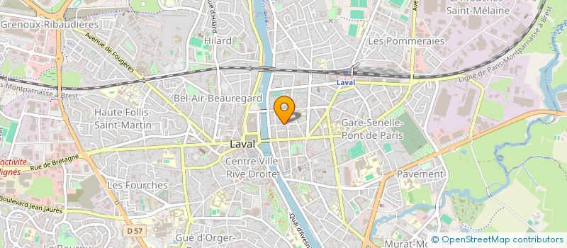 localisation de l'entreprise SCI DE VAUGEOIS à LAVAL