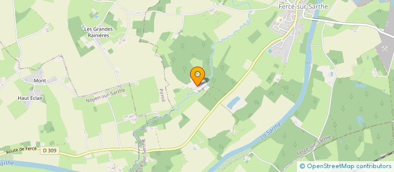 localisation de l'entreprise SCI DE VAULOGE  FERCE SUR SARTHE