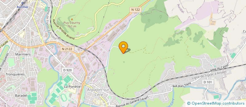 localisation de l'entreprise SCI DE VAURS à ARPAJON-SUR-CERE