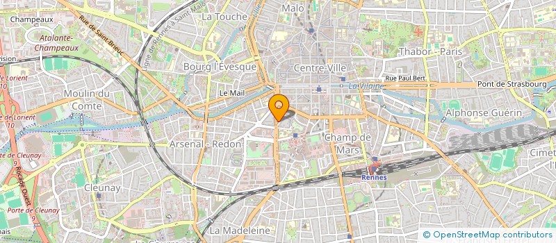 localisation de l'entreprise SCI DE VECCHI  RENNES