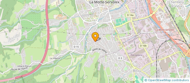 localisation de l'entreprise SCI DE VEIGY  LA MOTTE-SERVOLEX