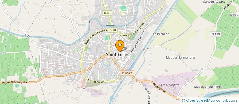 localisation de l'entreprise SCI DE VENTOURET  ST GILLES