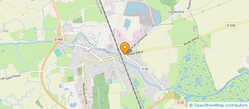 localisation de l'entreprise SCI DE VERCOURT  RUE