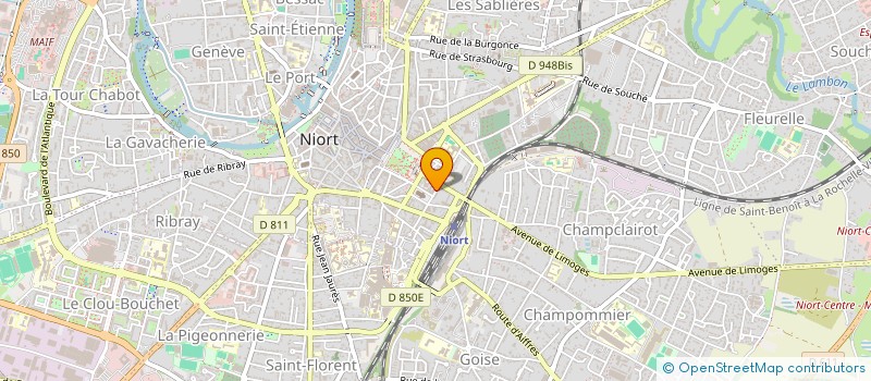 localisation de l'entreprise SCI DE VERDALE à NIORT
