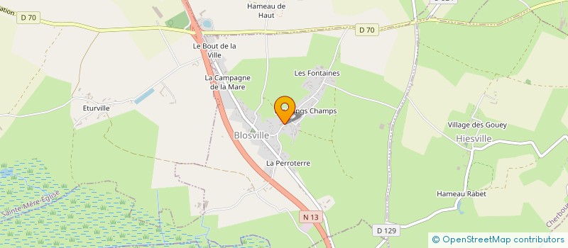 localisation de l'entreprise SCI DE VERDUN  BLOSVILLE