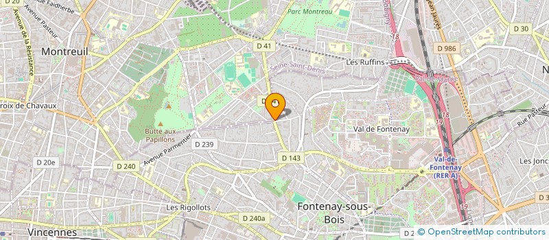 localisation de l'entreprise SCI DE VERDUN à FONTENAY-SOUS-BOIS
