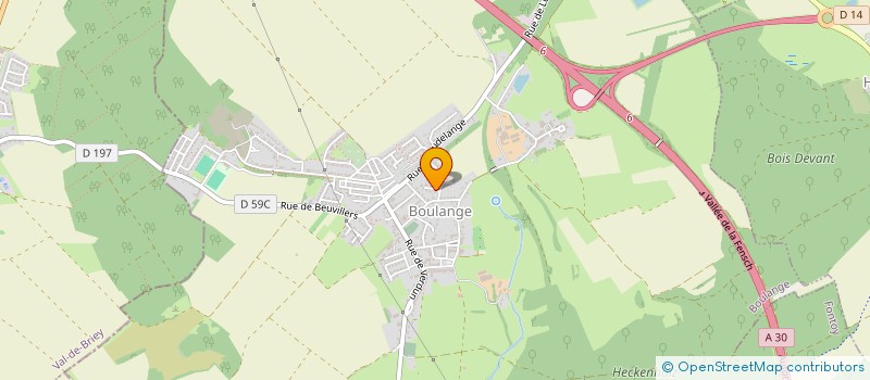 localisation de l'entreprise SCI DE VERDUN  BOULANGE