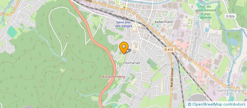 localisation de l'entreprise SCI DE VERDUN à SAINT-DIE-DES-VOSGES