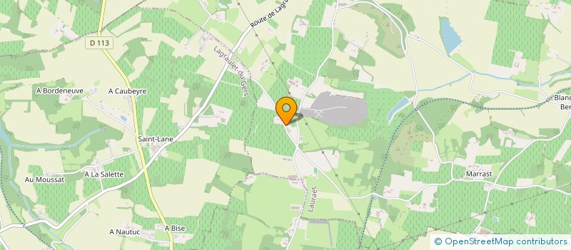 localisation de l'entreprise SCI DE VERDUZAN  LAGRAULET-DU-GERS