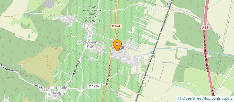 localisation de l'entreprise SCI DE VERGY à NUITS-SAINT-GEORGES