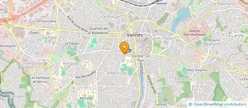 localisation de l'entreprise SCI DE VERMOIL à VANNES