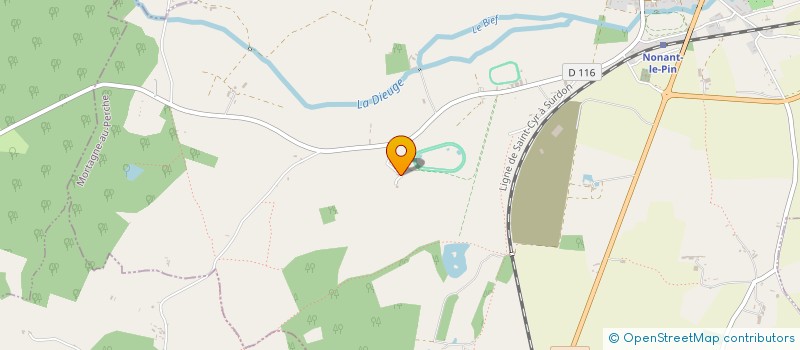 localisation de l'entreprise SCI DE VERNE à NONANT-LE-PIN
