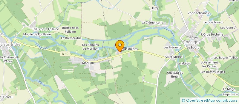 localisation de l'entreprise SCI DE VERNELLE  CHEDIGNY