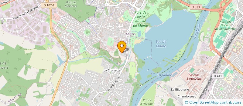 localisation de l'entreprise SCI DE VERNOIS GROSS à ANGERS