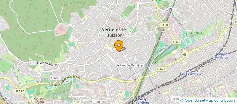 localisation de l'entreprise SCI DE VERRIERES à VERRIERES-LE-BUISSON