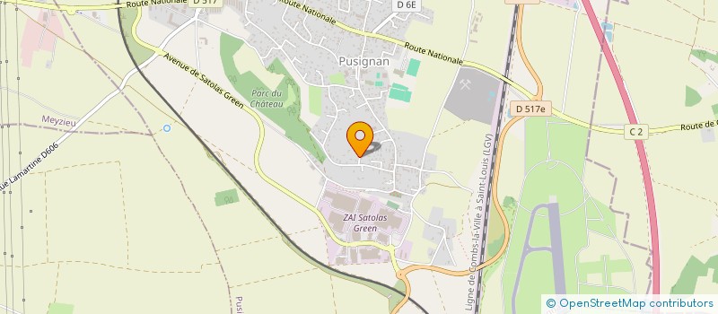 localisation de l'entreprise SCI DE VERSAILLES  PUSIGNAN