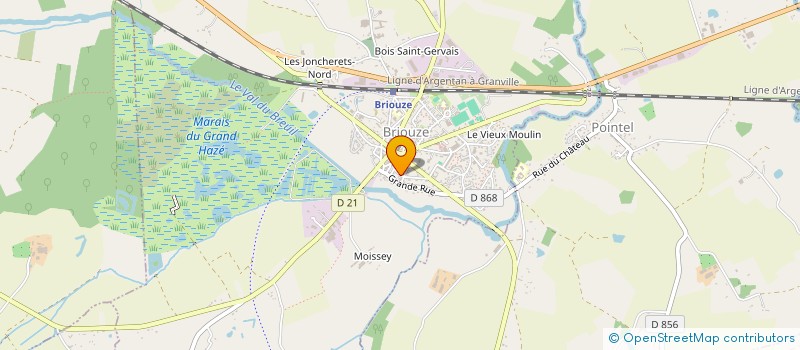 localisation de l'entreprise SCI DE VERSEAU à BRIOUZE