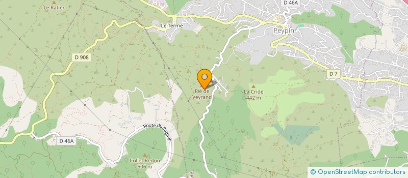 localisation de l'entreprise SCI DE VEYRAN  PEYPIN