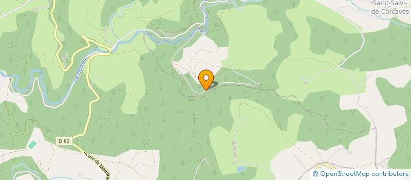localisation de l'entreprise SCI DE VEYRIE  SAINT-SALVI-DE-CARCAVES