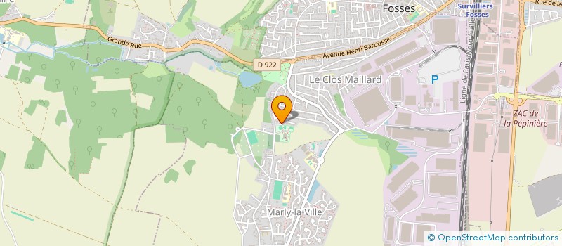 localisation de l'entreprise SCI DE VIARMES  MARLY-LA-VILLE