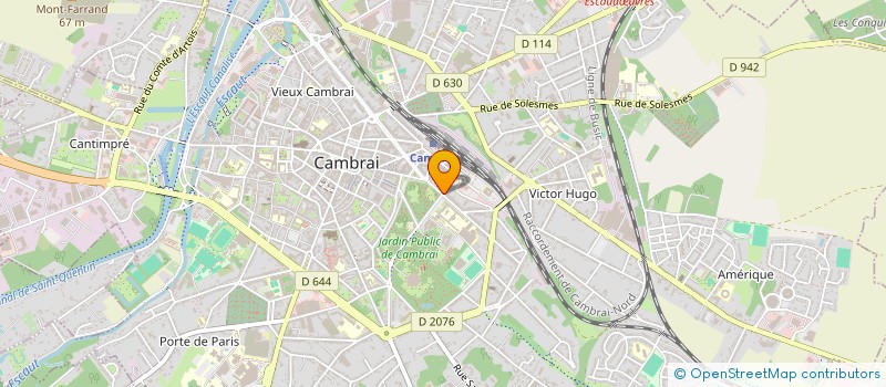 localisation de l'entreprise SCI DE VICTOR HUGO à CAMBRAI