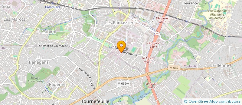localisation de l'entreprise SCI DE VIEILLEGUERRE à COLOMIERS