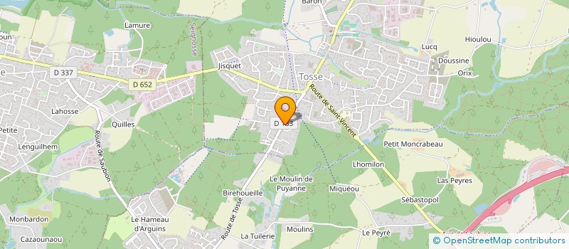 localisation de l'entreprise SCI DE VIELLE à SAINT-VINCENT-DE-TYROSSE