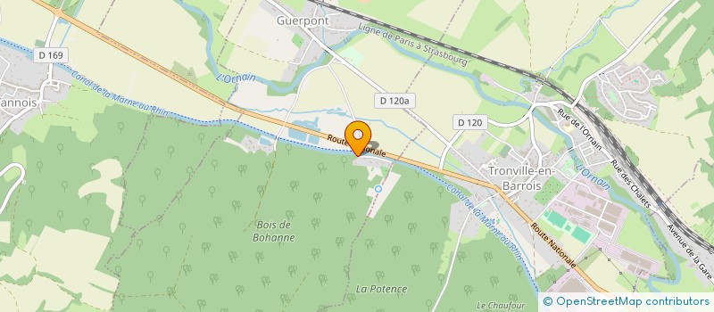 localisation de l'entreprise SCI DE VIGNERAUVAL à GUERPONT