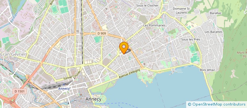 localisation de l'entreprise SCI DE VIGNIERES à ANNECY