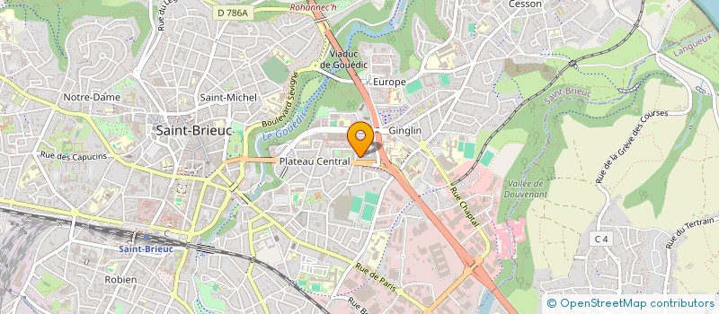 localisation de l'entreprise SCI DE VIGNY à SAINT-BRIEUC