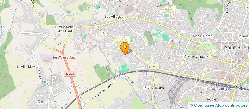 localisation de l'entreprise SCI  DE VIGNY à SAINT-BRIEUC