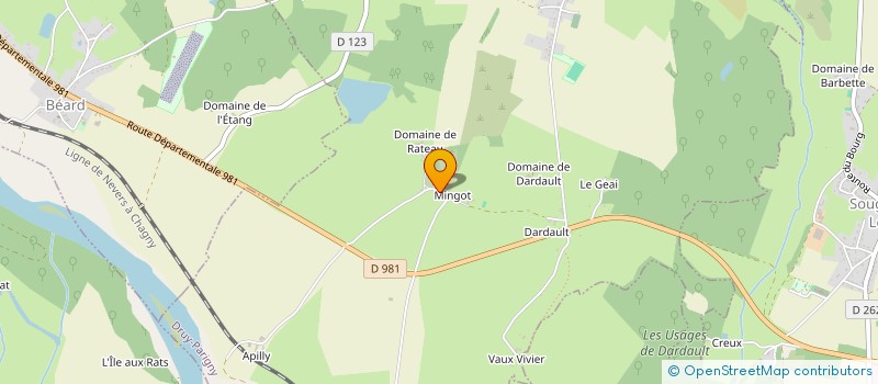 localisation de l'entreprise SCI DE VILJOT  DRUY-PARIGNY