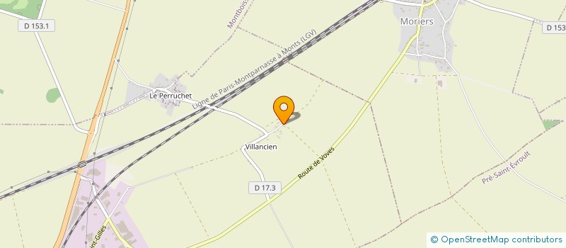 localisation de l'entreprise SCI DE VILLANCIEN  BONNEVAL