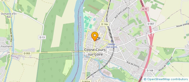 localisation de l'entreprise SCI DE VILLECHAUD à COSNE-COURS-SUR-LOIRE