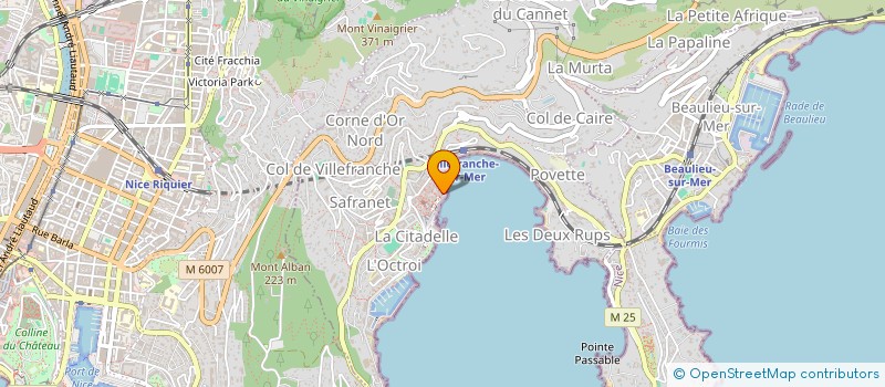 localisation de l'entreprise SCI DE VILLEFRANCHE à VILLEFRANCHE-SUR-MER