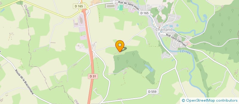 localisation de l'entreprise SCI DE VILLENEUVE  CHAILLAND