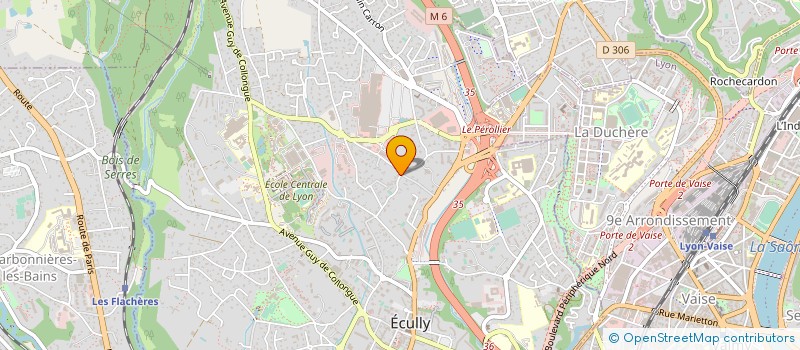 localisation de l'entreprise SCI DE VILLENEUVE  ECULLY