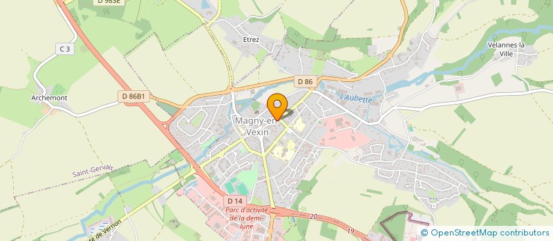 localisation de l'entreprise SCI DE VILLEROY  MAGNY-EN-VEXIN