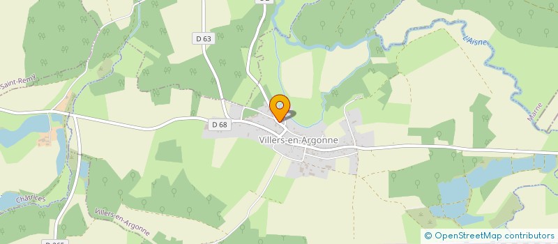 localisation de l'entreprise SCI DE VILLERS  VILLERS-EN-ARGONNE