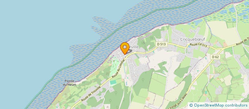 localisation de l'entreprise SCI DE VILLERVILLE  VILLERVILLE