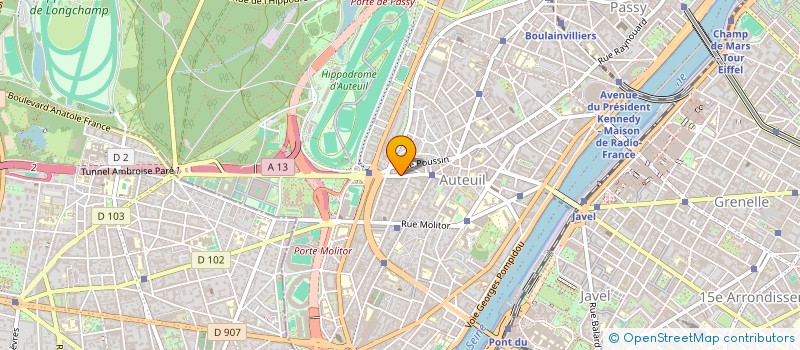 localisation de l'entreprise SCI DE VILLETANEUSE à PARIS