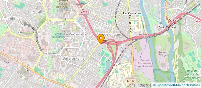 localisation de l'entreprise SCI DE VILLIERS à TOULOUSE
