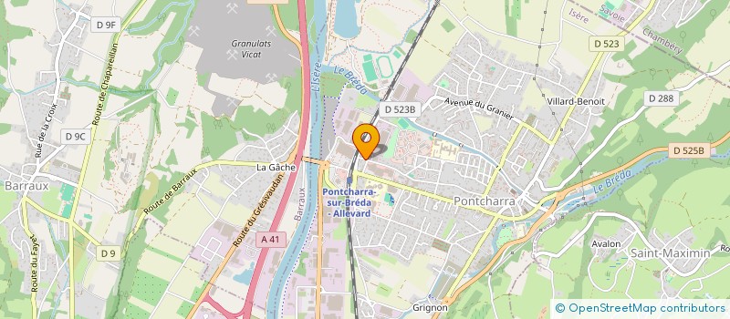 localisation de l'entreprise SCI DE VINEA  PONTCHARRA