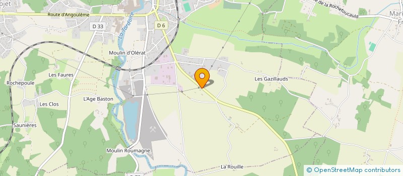 localisation de l'entreprise SCI DE VINIS  LA ROCHEFOUCAULD-EN-ANGOUMOIS