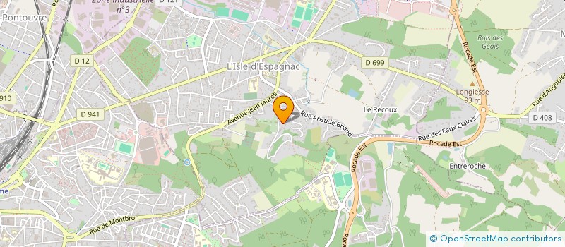 localisation de l'entreprise SCI DE VINMADINE  L'ISLE-D'ESPAGNAC