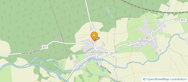 localisation de l'entreprise SCI DE. VIT  MONTBARREY