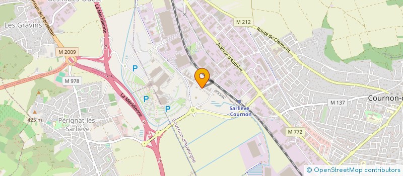 localisation de l'entreprise SCI DE VOLEE  COURNON-D'AUVERGNE